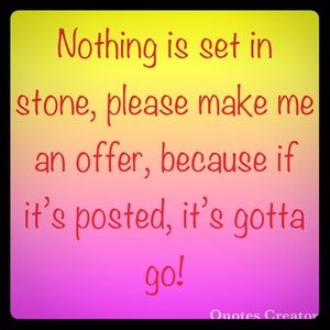 Absolutely everything is negotiable 🔁